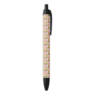 Retro Pink & Purple Floral Pattern Pen