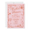 Retro pink red handdrawn illustrated bridal shower