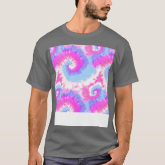 Retro Pink Tie Dyed T-Shirt
