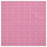 Retro Pink Trellis fabric