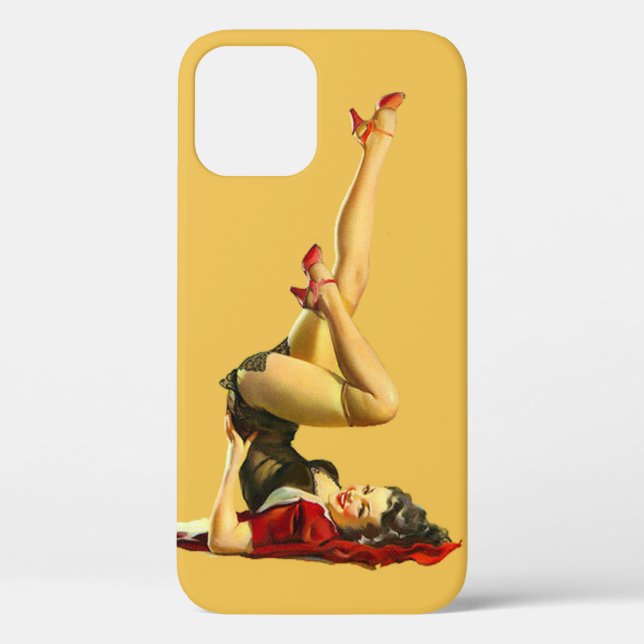 Retro Pinup Girl Case-Mate iPhone Case (Back)