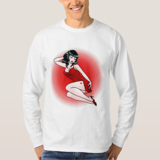 Retro Pinup Girl Shirt 50's Art Deco Shirt