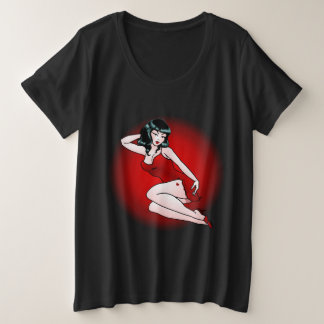 Retro Pinup Girl T-shirt 50s Pinup Lady's T-shirt