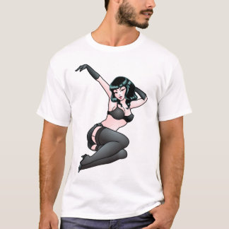 Retro Pinup Girl T-shirt Jazz Dancer T-shirt