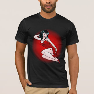 Retro Pinup Girl T-shirt Pop Art T-shirt