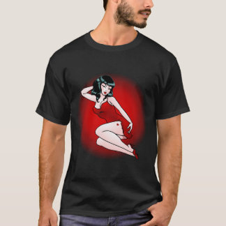 Retro Pinup Girl T-shirt Pop Art T-shirt