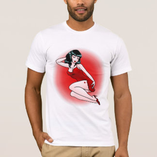 Retro Pinup Girl T-shirt Tattoo Lady T-shirt