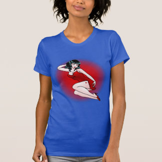 Retro Pinup Girl Tank Top Tattoo Lady T-shirt