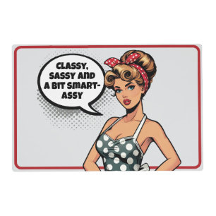 Retro Pinup_ Smart Assy Placemat