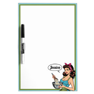 Retro Pinup_ With Kindness Dry Erase Board