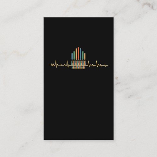 Retro Pipe Organ Church Music Organist Business Card