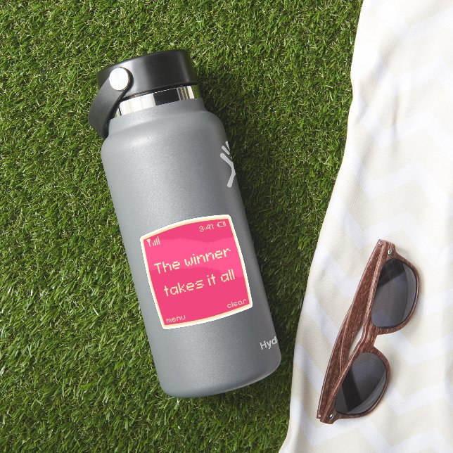  Retro Pixel  Sticker (HydroFlask Insitu)