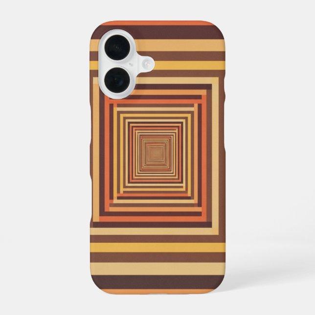 Retro Pixel Tunnel iPhone Case (Back)
