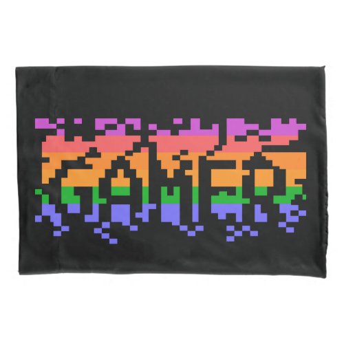 Retro Pixelated Gamer Pillowcase