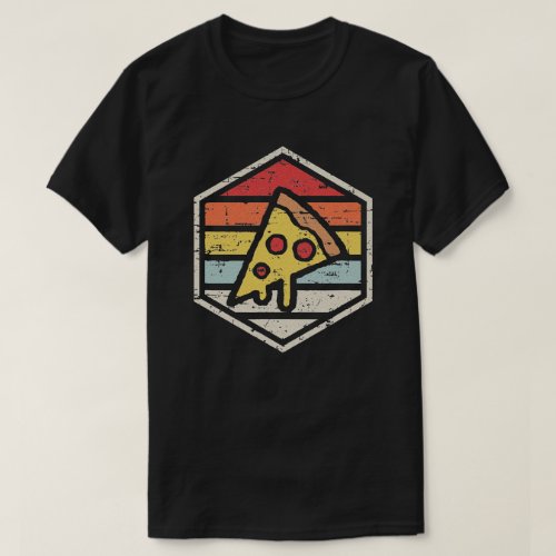 Retro Pizza Junk Food Funny Pizza Lover T_Shirt