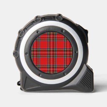Retro Plaid Tape Measure by opheliasart at Zazzle