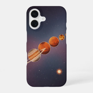Retro Planet Parade iPhone 16 Case