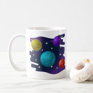 Retro Planets Coffee Mug