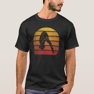 Retro Platform Diver Vintage Springboard Diving T-Shirt