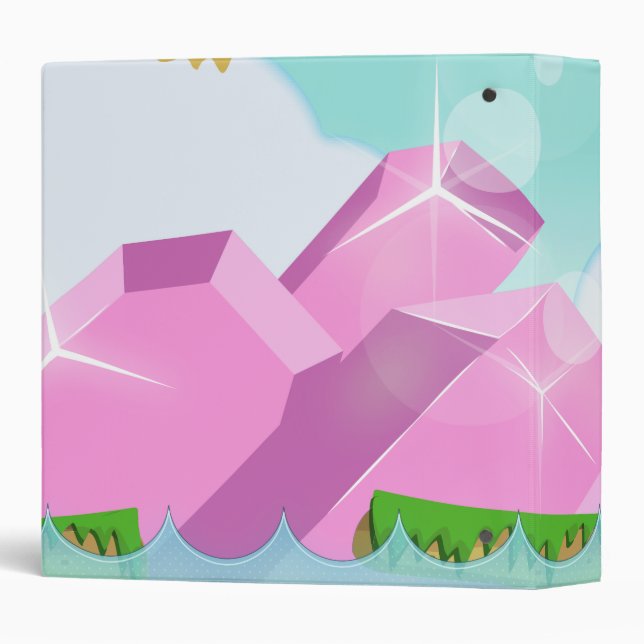 Retro Platform Game Binder (Back/Spine)