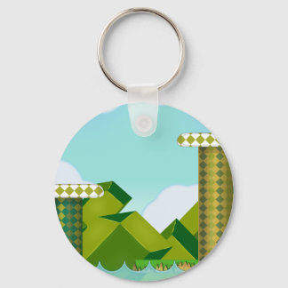 Retro Platform Game Keychain