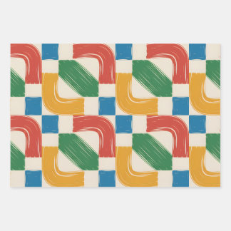 Retro Play Wrapping Paper Sheets