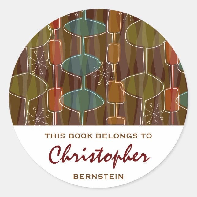 Retro Pod Bookplates (Front)