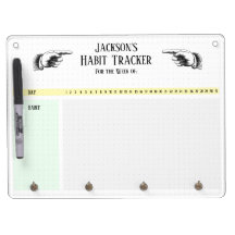 Retro Pointing Hands Habit Tracker