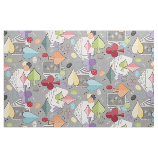 Retro Poker Fabric