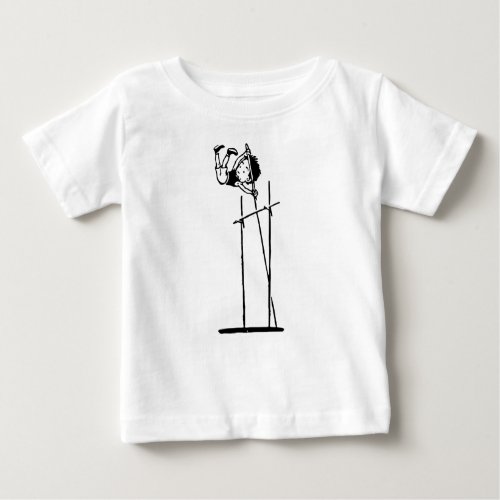 Retro Pole Vault Baby T_Shirt