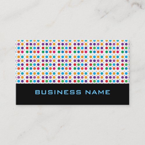 Retro Polka Dot Business Card