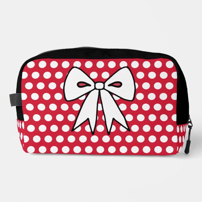 Retro Polka Dot Cosmetics Bag Gift (Front)