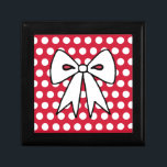Retro Polka Dot Jewelry Gift Box<br><div class="desc">The design is from original art.</div>