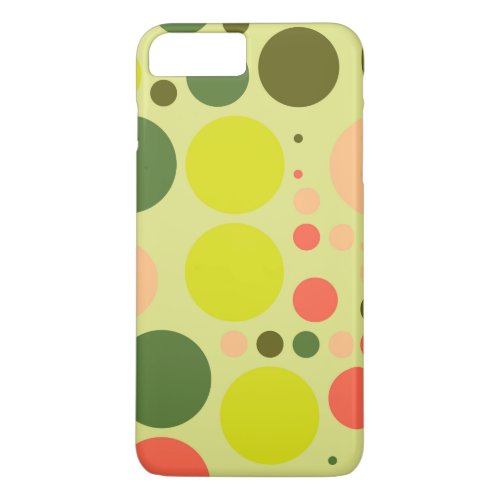 Retro Polka Dot Mosaic Pattern 10 iPhone 8 Plus7 Plus Case