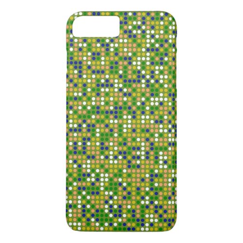 Retro Polka Dot Mosaic Pattern 2 iPhone 8 Plus7 Plus Case