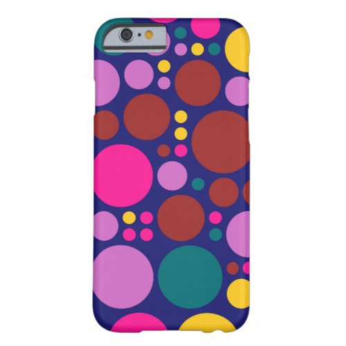 Retro Polka Dot Mosaic Pattern 3 Barely There iPhone 6 Case