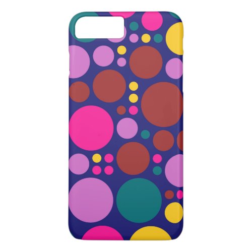 Retro Polka Dot Mosaic Pattern 3 iPhone 8 Plus7 Plus Case