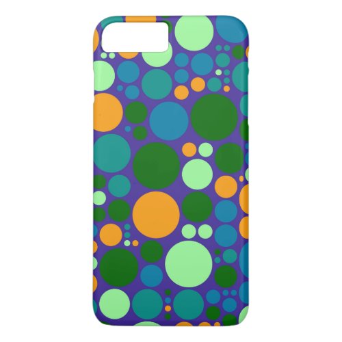Retro Polka Dot Mosaic Pattern 6 iPhone 8 Plus7 Plus Case