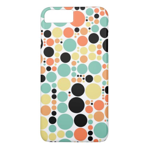 Retro Polka Dot Mosaic Pattern 7 iPhone 8 Plus7 Plus Case