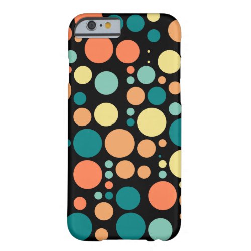 Retro Polka Dot Mosaic Pattern 8 Barely There iPhone 6 Case