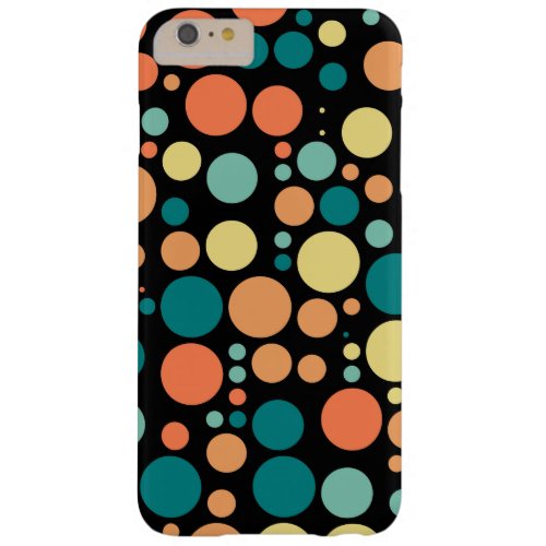 Retro Polka Dot Mosaic Pattern 8 Barely There iPhone 6 Plus Case