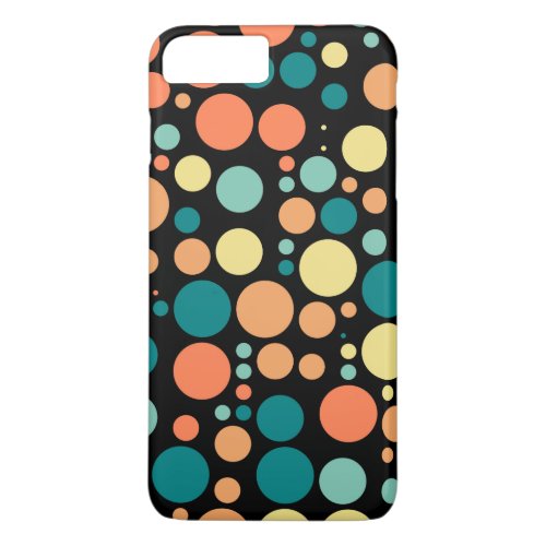 Retro Polka Dot Mosaic Pattern 8 iPhone 8 Plus7 Plus Case