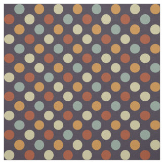 Retro Polka Dots Fabric