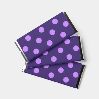 Retro Polkadots Pattern Hershey Bar Favors