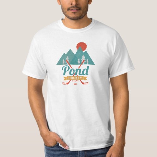 Retro Pond Hockey T_Shirt