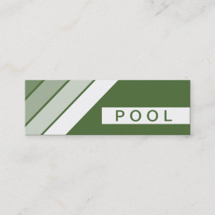 retro POOL Mini Business Card