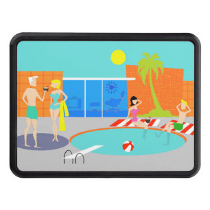 Retro Pool Party Hitch Cover