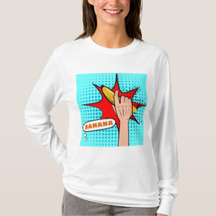 Retro Pop Art Banana Comic Book Style T-Shirt