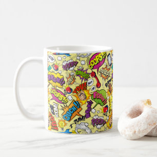 Retro Pop Art Coffee Mug – Vibrant and Cool
