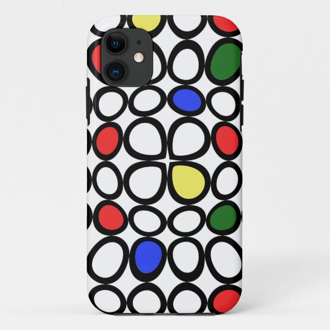 Retro Pop Art Colorful Phone Case (Back)